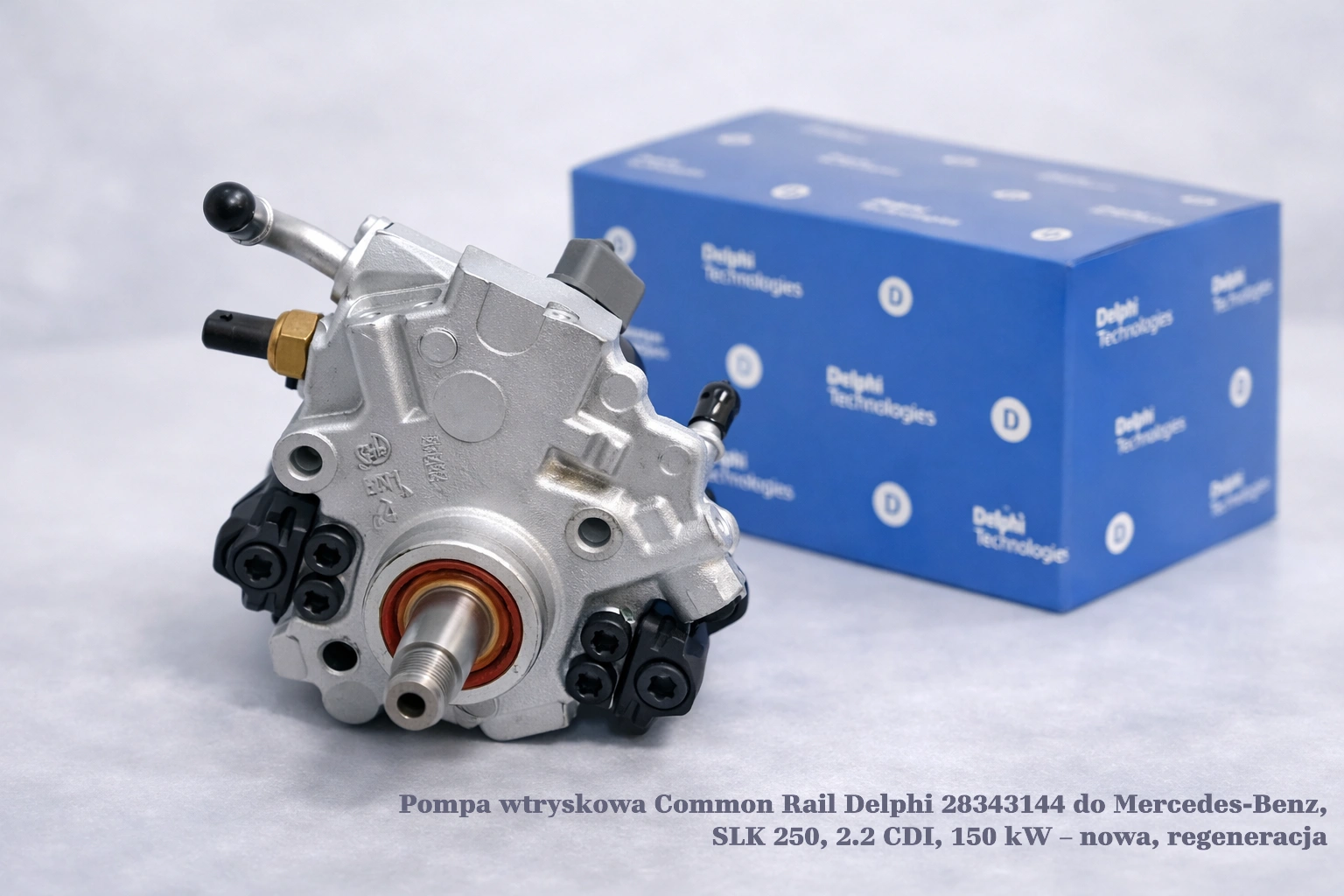 Pompa wtryskowa Common Rail Delphi 28343144 do Mercedes-Benz, SLK 250, 2.2 CDI, 150 kW – nowa, regeneracja