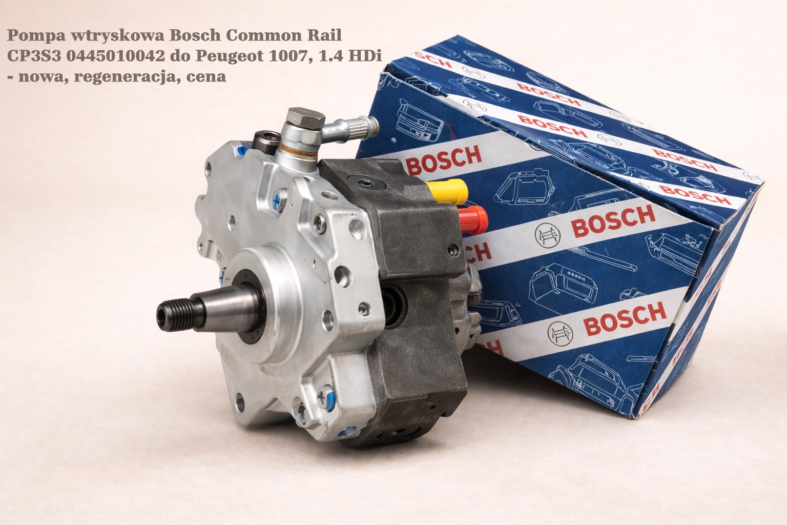 Pompa wtryskowa Bosch Common Rail CP3S3 0445010042 do Peugeot 1007, 1.4 HDi Pompa wtryskowa Bosch Common Rail CP3S3 0445010042 do Peugeot 1007, 1.4 HDi- nowa, regeneracja, cena