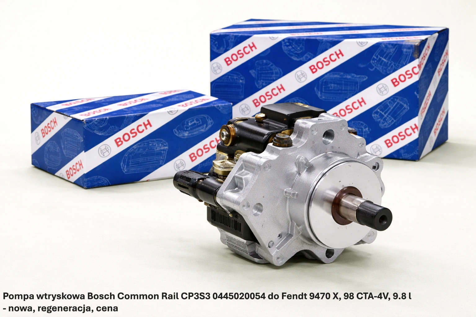 Pompa wtryskowa Bosch Common Rail CP3S3 0445020054 do Fendt 9470 X, 98 CTA-4V, 9.8 l - nowa, regeneracja, cena