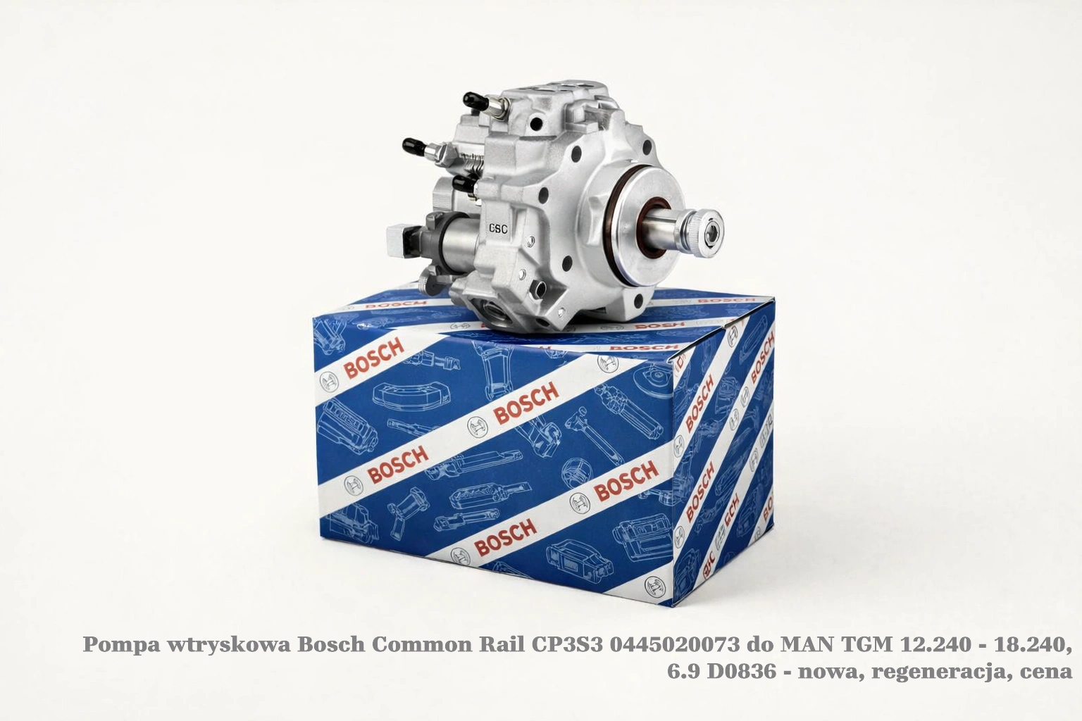 Pompa wtryskowa Bosch Common Rail CP3S3 0445020073 do MAN TGM 12.240 - 18.240, 6.9 D0836 Pompa wtryskowa Bosch Common Rail CP3S3 0445020073 do MAN TGM 12.240 - 18.240, 6.9 D0836 - nowa, regeneracja, cena