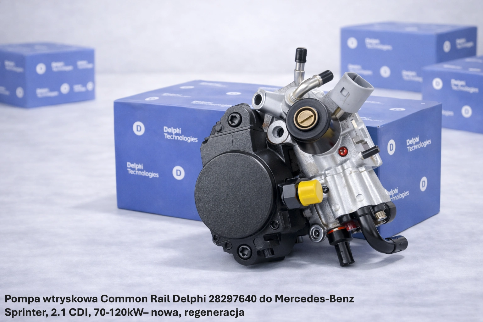 Pompa wtryskowa Common Rail Delphi 28297640 do Mercedes-Benz Sprinter, 2.1 CDI, 70-120kW Pompa wtryskowa Common Rail Delphi 28297640 do Mercedes-Benz Sprinter, 2.1 CDI, 70-120kW– nowa, regeneracja