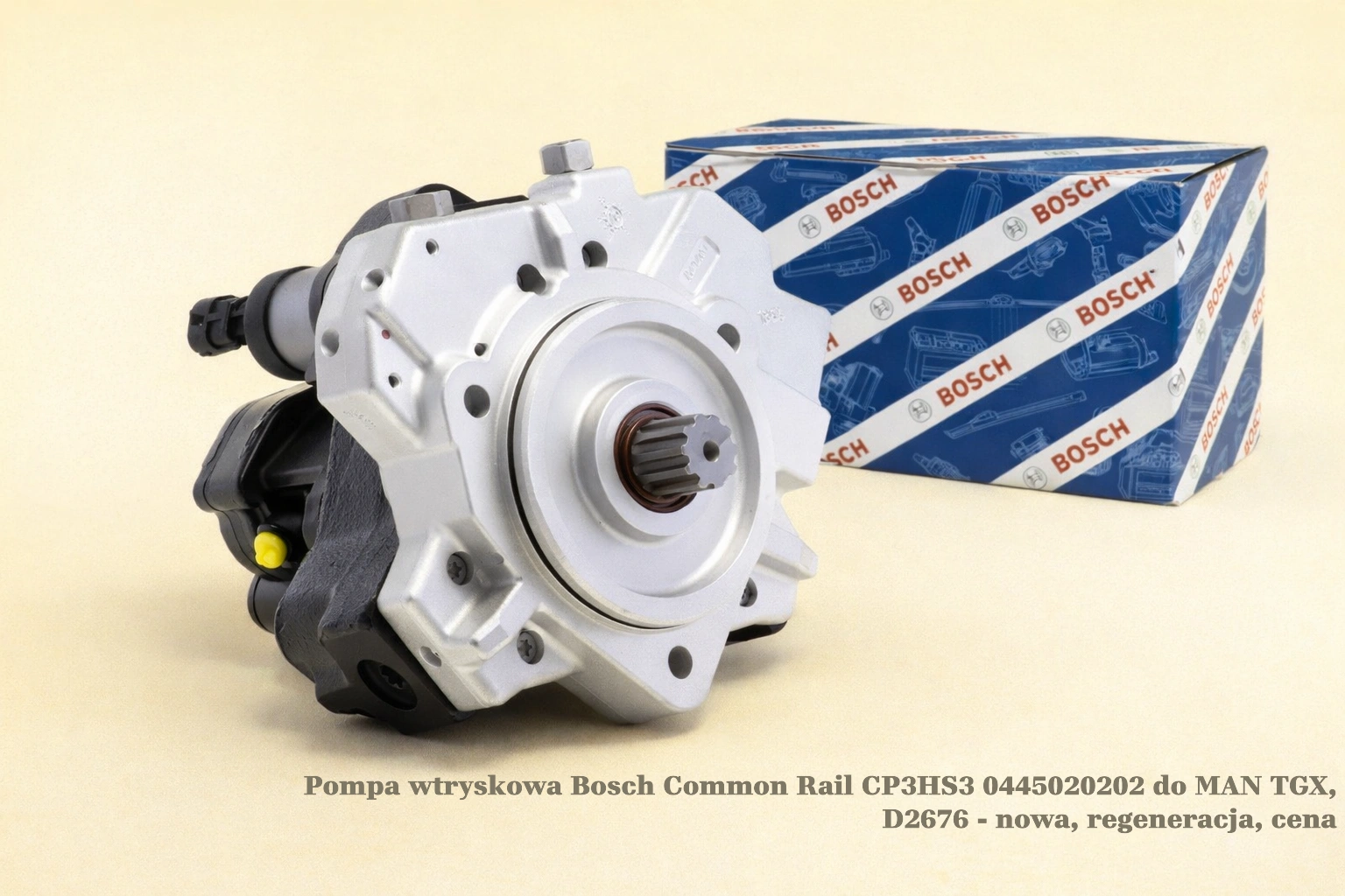 Pompa wtryskowa Bosch Common Rail CP3HS3 0445020202 do MAN TGX, D2676 - nowa, regeneracja, cena