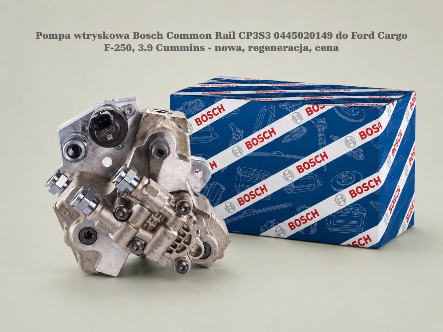 Pompa wtryskowa Bosch Common Rail CP3S3 0445020149 do Ford Cargo F-250, 3.9 Cummins Pompa wtryskowa Bosch Common Rail CP3S3 0445020149 do Ford Cargo F-250, 3.9 Cummins - nowa, regeneracja, cena