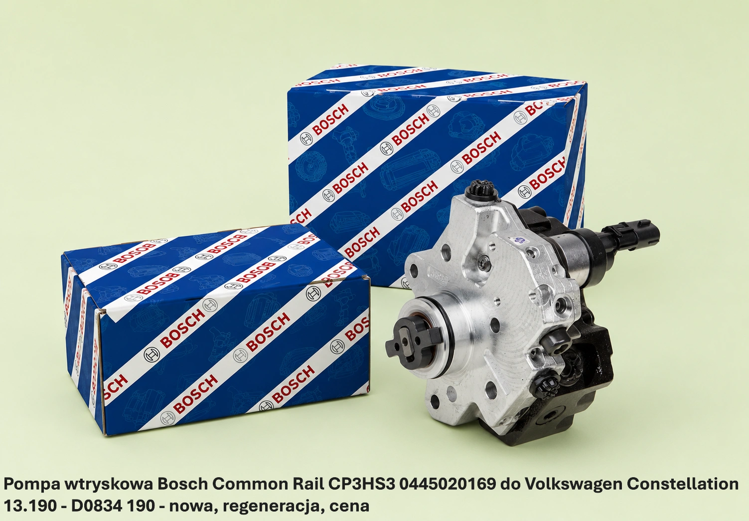 Pompa wtryskowa Bosch Common Rail CP3HS3 0445020169 do Volkswagen Constellation 13.190 - D0834 190 - nowa, regeneracja, cena