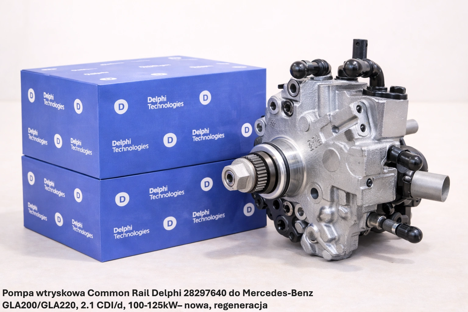 Pompa wtryskowa Common Rail Delphi 28297640 do Mercedes-Benz GLA200/GLA220, 2.1 CDI/d, 100-125kW– nowa, regeneracja
