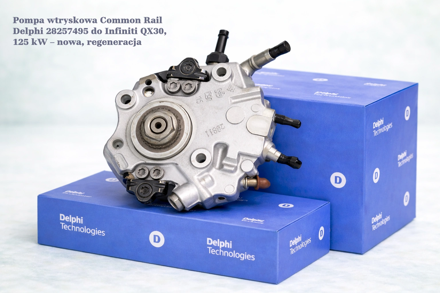 Pompa wtryskowa Common Rail Delphi 28257495 do Infiniti QX30, 125 kW Pompa wtryskowa Common Rail Delphi 28257495 do Infiniti QX30, 125 kW – nowa, regeneracja