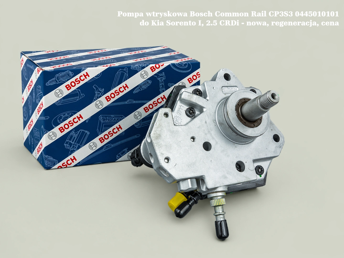 Pompa wtryskowa Bosch Common Rail CP3S3 0445010101 do Kia Sorento I, 2.5 CRDi - nowa, regeneracja, cena