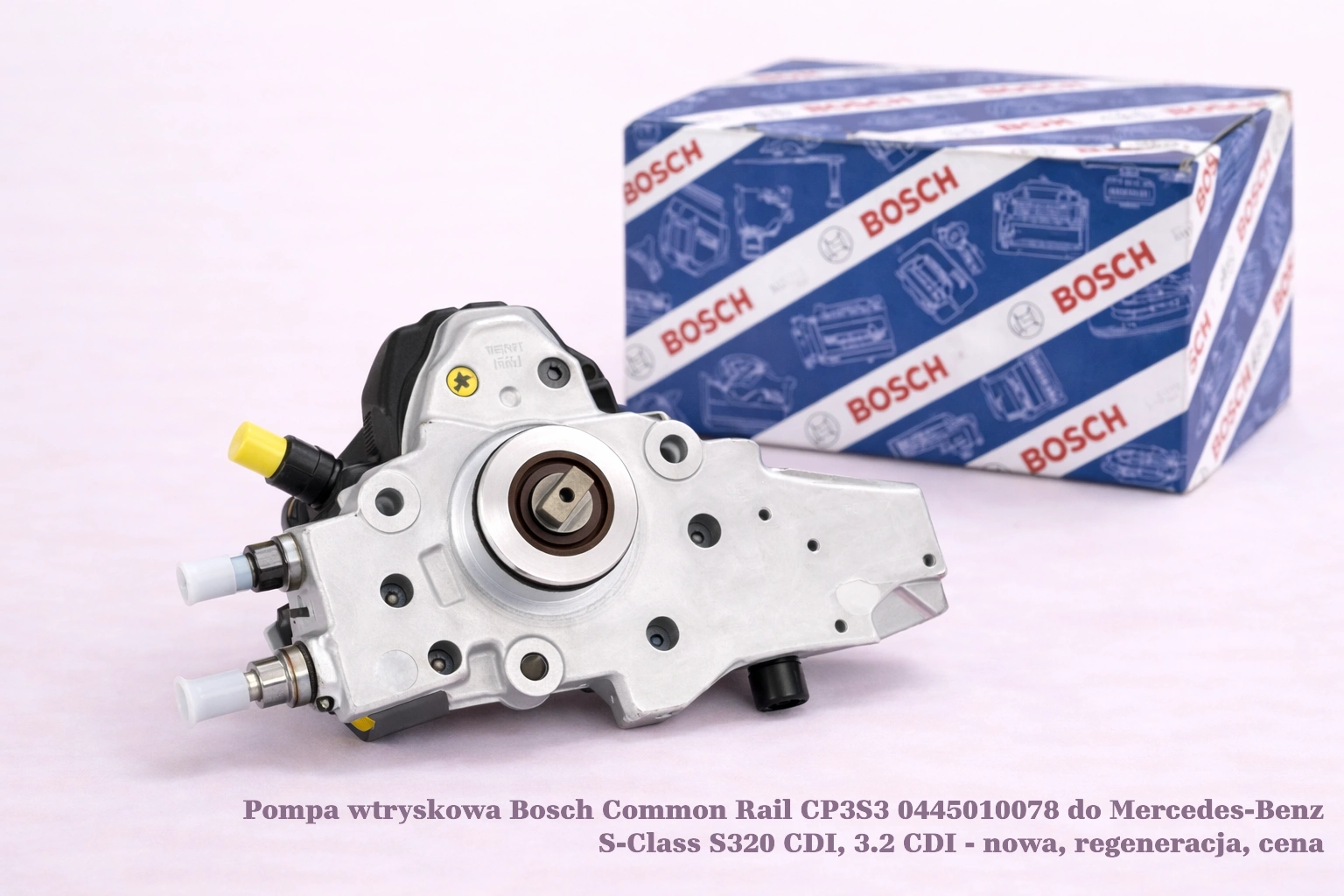 Pompa wtryskowa Bosch Common Rail CP3S3 0445010078 do Mercedes-Benz S-Class S320 CDI, 3.2 CDI - nowa, regeneracja, cena