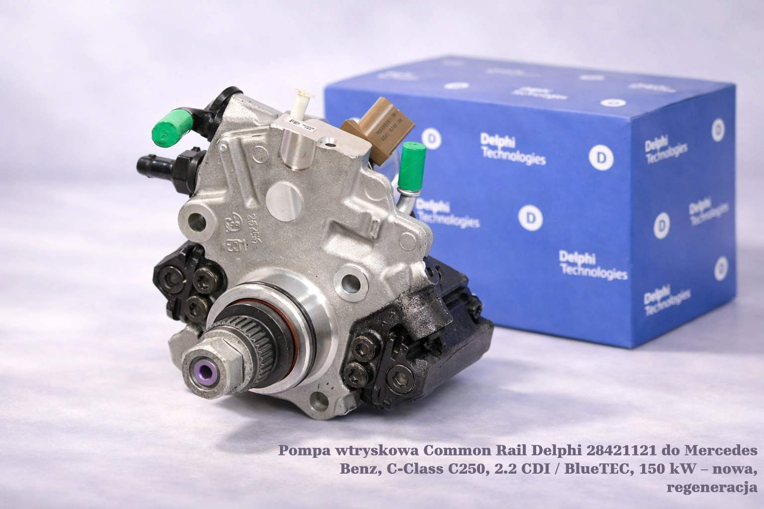 Pompa wtryskowa Common Rail Delphi 28421121 do Mercedes Benz, C-Class C250, 2.2 CDI / BlueTEC, 150 kW – nowa, regeneracja