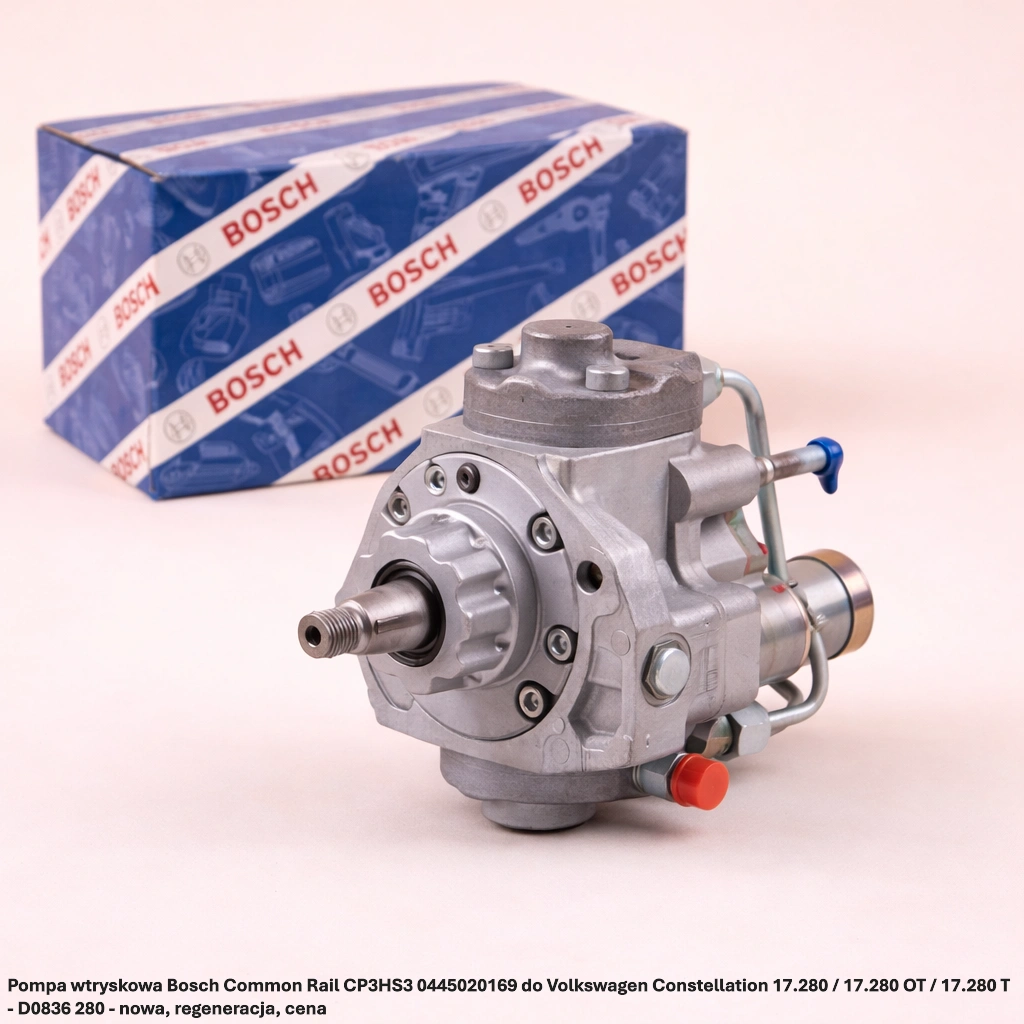 Pompa wtryskowa Bosch Common Rail CP3HS3 0445020169 do Volkswagen Constellation 17.280 / 17.280 OT / 17.280 T - D0836 280 - nowa, regeneracja, cena