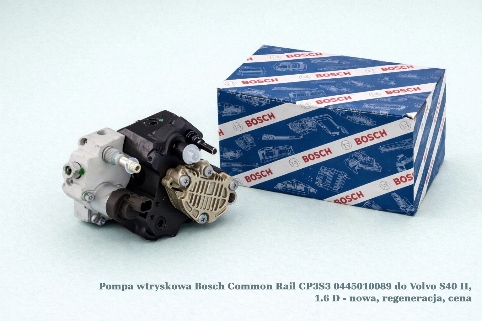 Pompa wtryskowa Bosch Common Rail CP3S3 0445010089 do Volvo S40 II, 1.6 D Pompa wtryskowa Bosch Common Rail CP3S3 0445010089 do Volvo S40 II, 1.6 D - nowa, regeneracja, cena