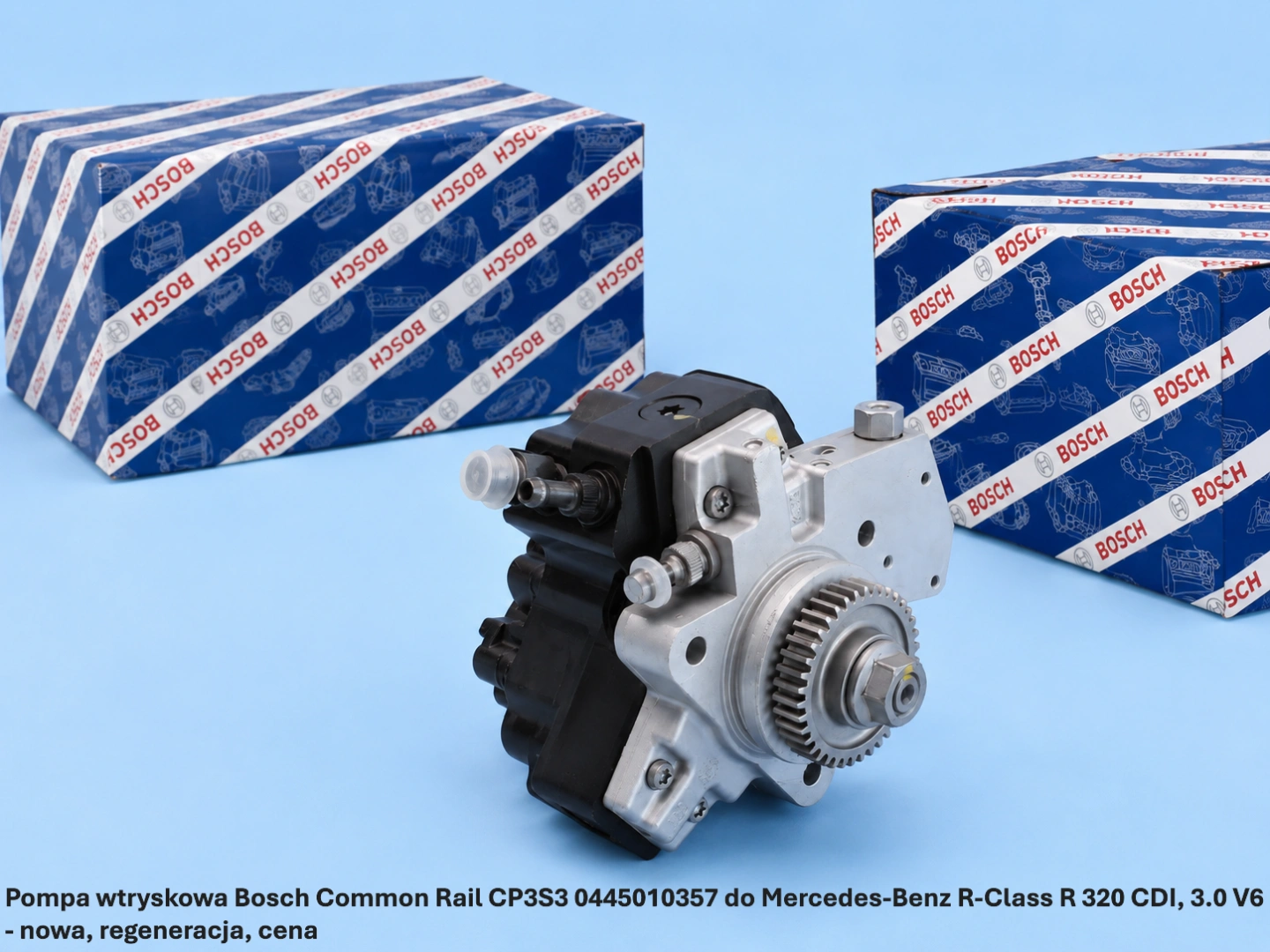 Pompa wtryskowa Bosch Common Rail CP3S3 0445010357 do Mercedes-Benz R-Class R 320 CDI, 3.0 V6 Pompa wtryskowa Bosch Common Rail CP3S3 0445010357 do Mercedes-Benz R-Class R 320 CDI, 3.0 V6 - nowa, regeneracja, cena