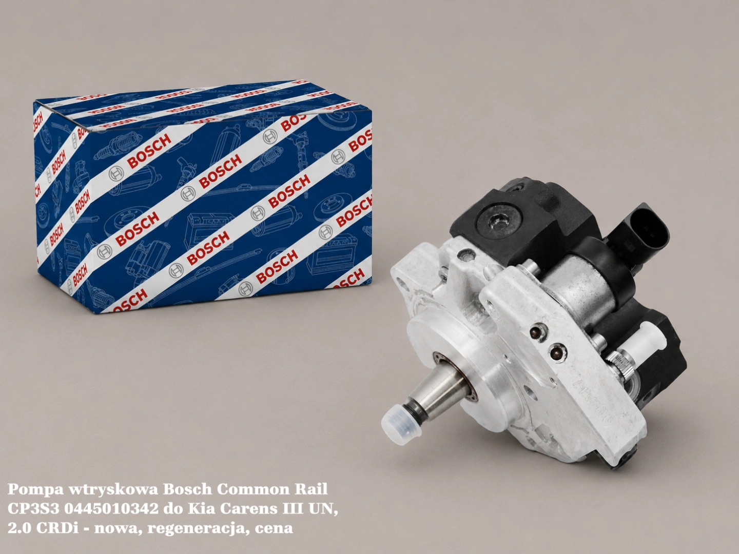 Pompa wtryskowa Bosch Common Rail CP3S3 0445010342 do Kia Carens III UN, 2.0 CRDi - nowa, regeneracja, cena