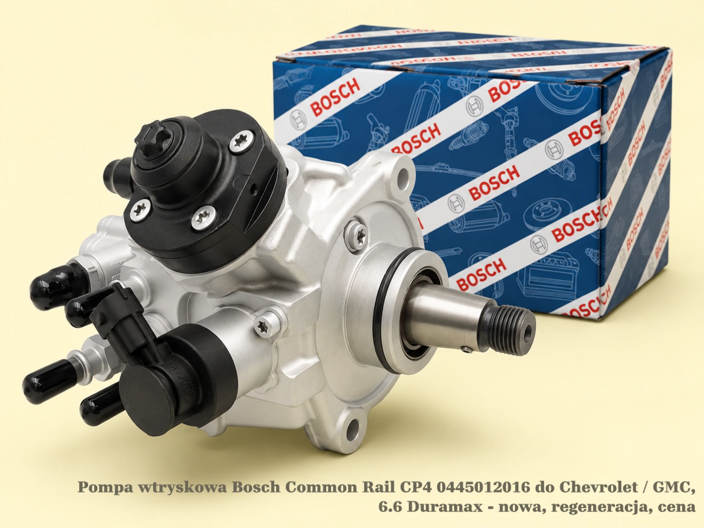 Pompa wtryskowa Bosch Common Rail CP4 0445012016 do Chevrolet / GMC, 6.6 Duramax - nowa, regeneracja, cena