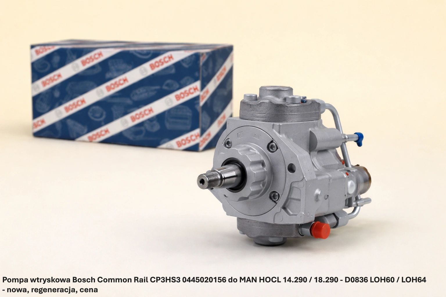 Pompa wtryskowa Bosch Common Rail CP3HS3 0445020156 do MAN HOCL 14.290 / 18.290 - D0836 LOH60 / LOH64 - nowa, regeneracja, cena