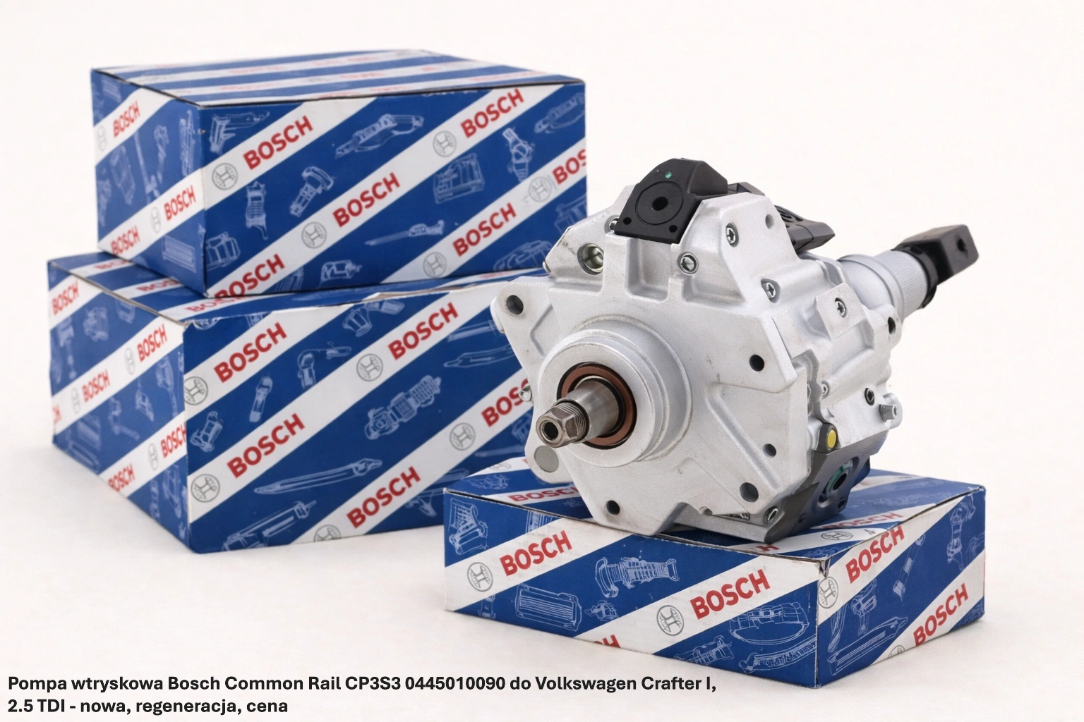 Pompa wtryskowa Bosch Common Rail CP3S3 0445010090 do Volkswagen Crafter I, 2.5 TDI - nowa, regeneracja, cena Pompa wtryskowa Bosch Common Rail CP3S3 0445010090 do Volkswagen Crafter I, 2.5 TDI - nowa, regeneracja, cena