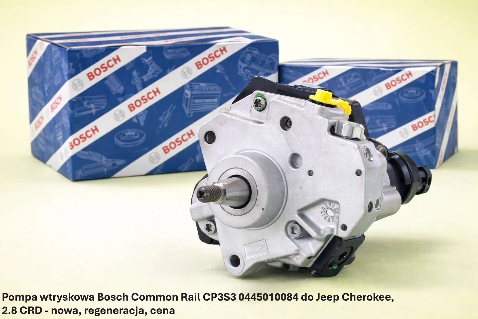 Pompa wtryskowa Bosch Common Rail CP3S3 0445010084 do Jeep Cherokee, 2.8 CRD Pompa wtryskowa Bosch Common Rail CP3S3 0445010084 do Jeep Cherokee, 2.8 CRD - nowa, regeneracja, cena