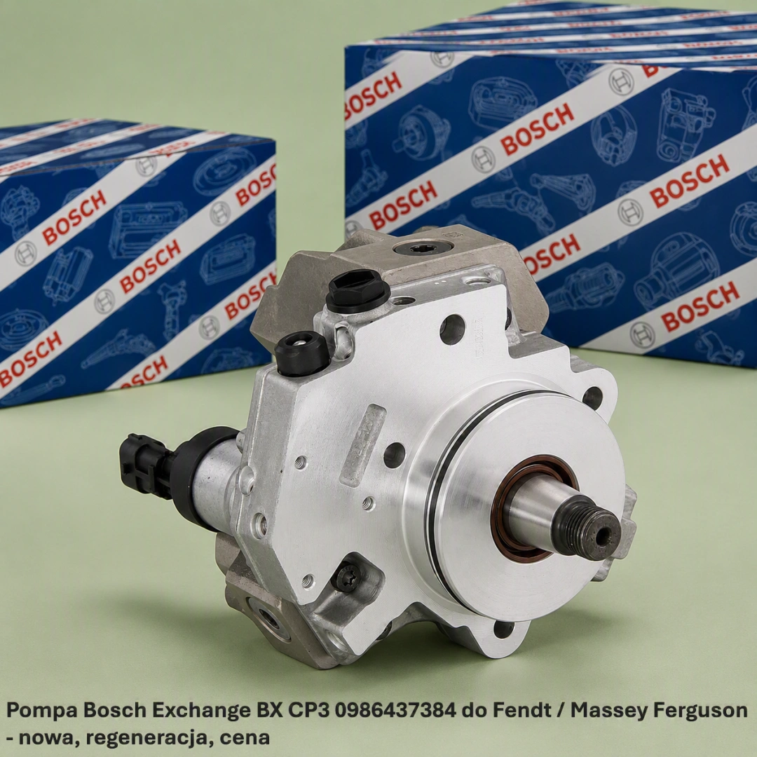 Pompa Bosch Exchange BX CP3 0986437384 do Fendt / Massey Ferguson - nowa, regeneracja, cena