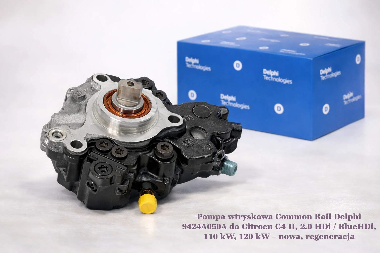 Pompa wtryskowa Common Rail Delphi 9424A050A do Citroen C4 II, 2.0 HDi / BlueHDi, 110 kW, 120 kW – nowa, regeneracja