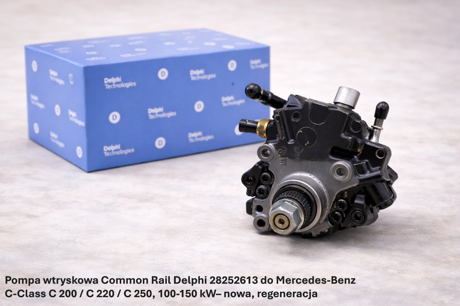 Pompa wtryskowa Common Rail Delphi 28252613 do Mercedes-Benz C-Class C 200 / C 220 / C 250, 100-150 kW– nowa, regeneracja
