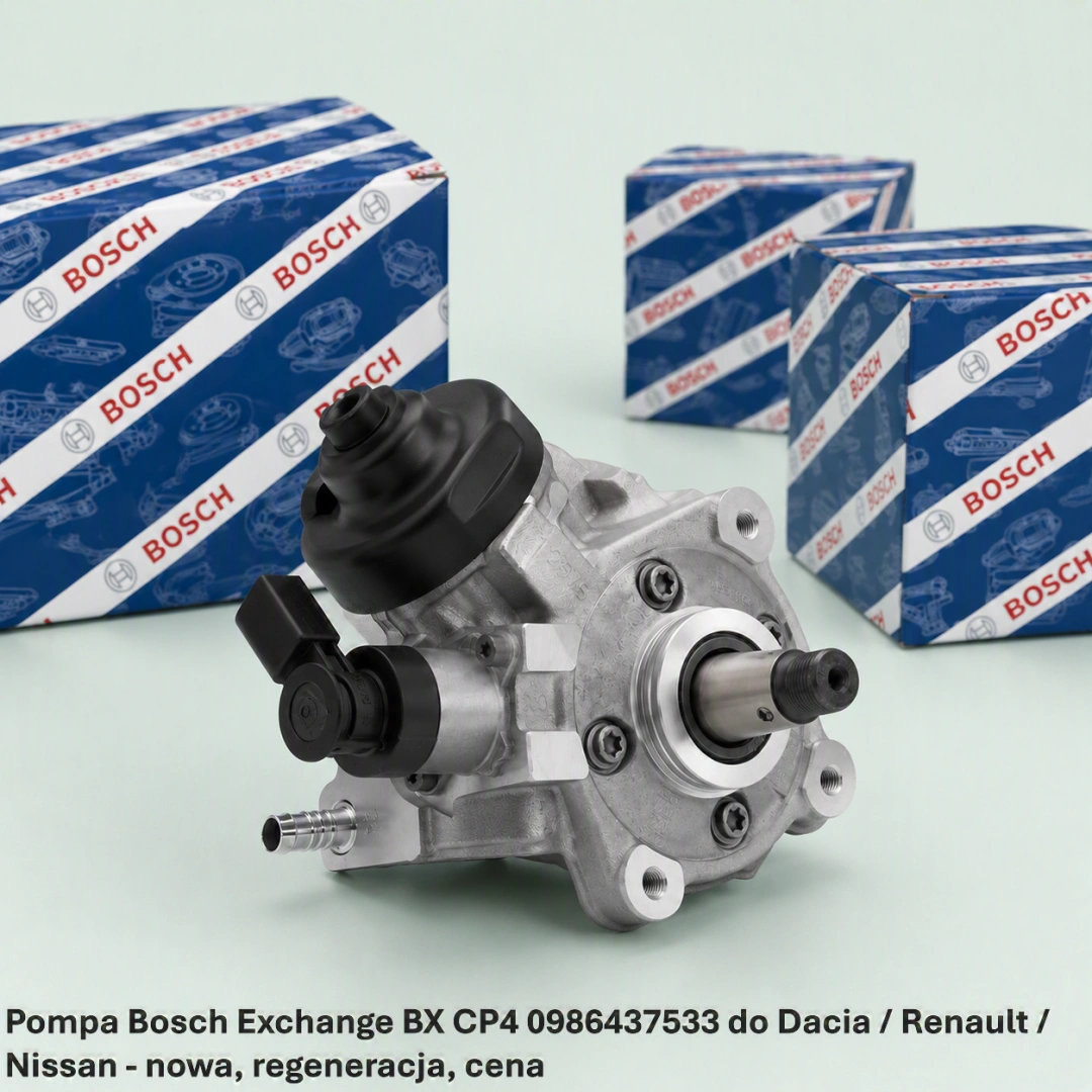 Pompa Bosch Exchange BX CP4 0986437533 do Dacia / Renault / Nissan - nowa, regeneracja, cena
