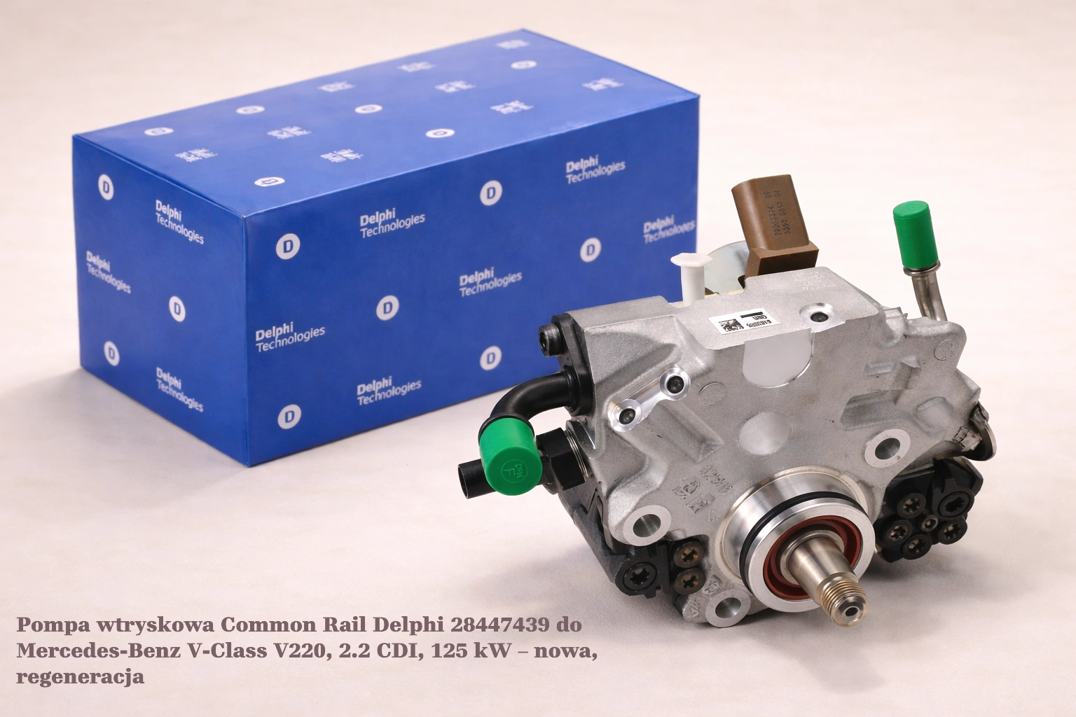 Pompa wtryskowa Common Rail Delphi 28447439 do Mercedes-Benz V-Class V220, 2.2 CDI, 125 kW – nowa, regeneracja