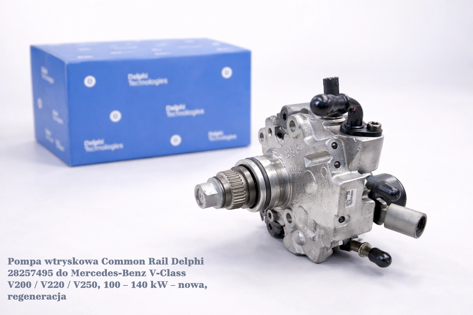 Pompa wtryskowa Common Rail Delphi 28257495 do Mercedes-Benz V-Class V200 / V220 / V250, 100 – 140 kW – nowa, regeneracja