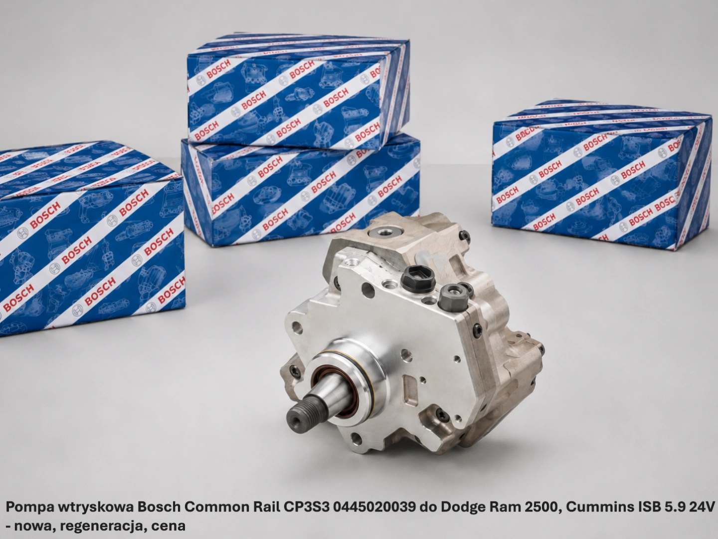 Pompa wtryskowa Bosch Common Rail CP3S3 0445020039 do Dodge Ram 2500, Cummins ISB 5.9 24V Pompa wtryskowa Bosch Common Rail CP3S3 0445020039 do Dodge Ram 2500, Cummins ISB 5.9 24V -nowa, regeneracja, cena