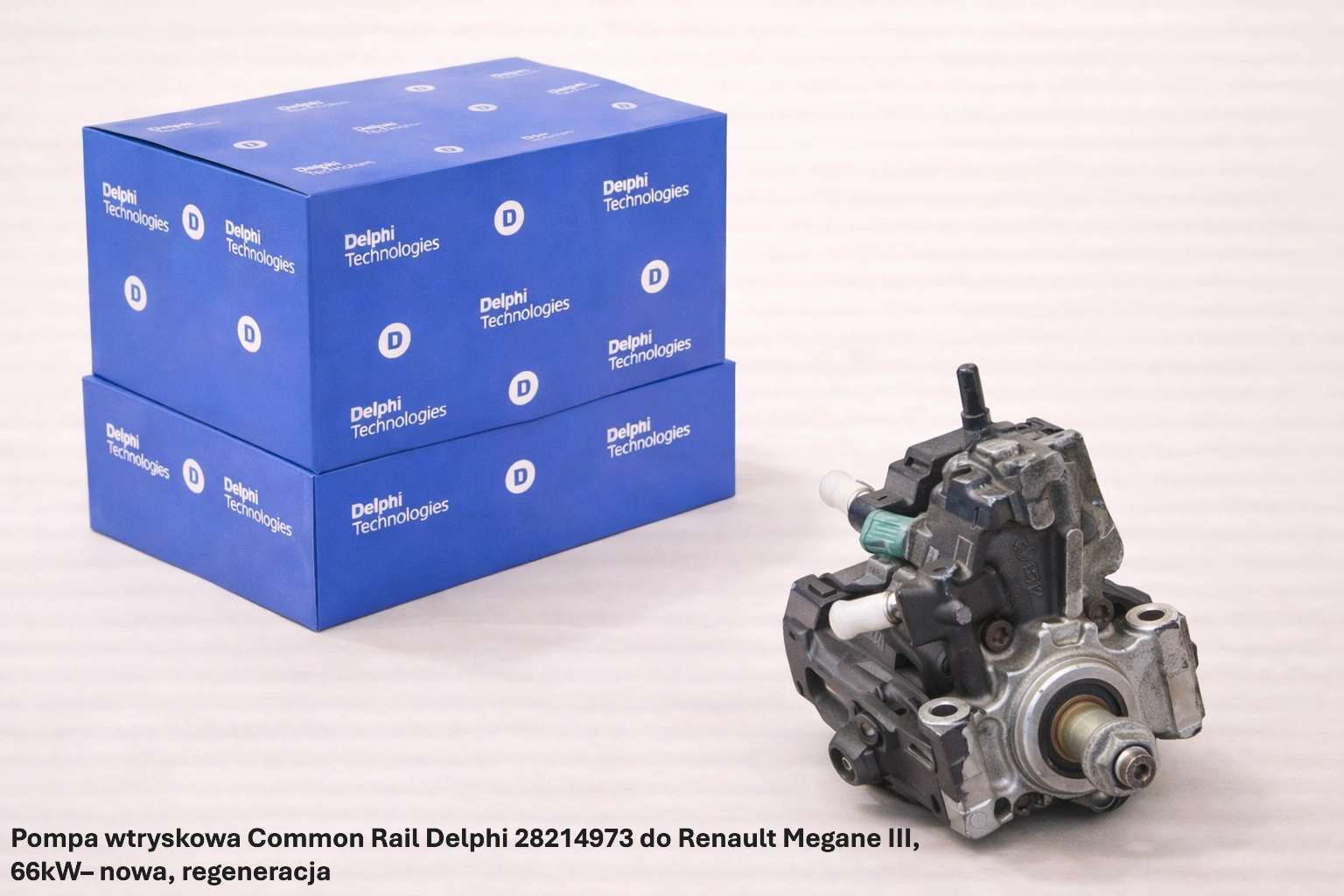 Pompa wtryskowa Common Rail Delphi 28214973 do Renault Megane III, 66kW– nowa, regeneracja