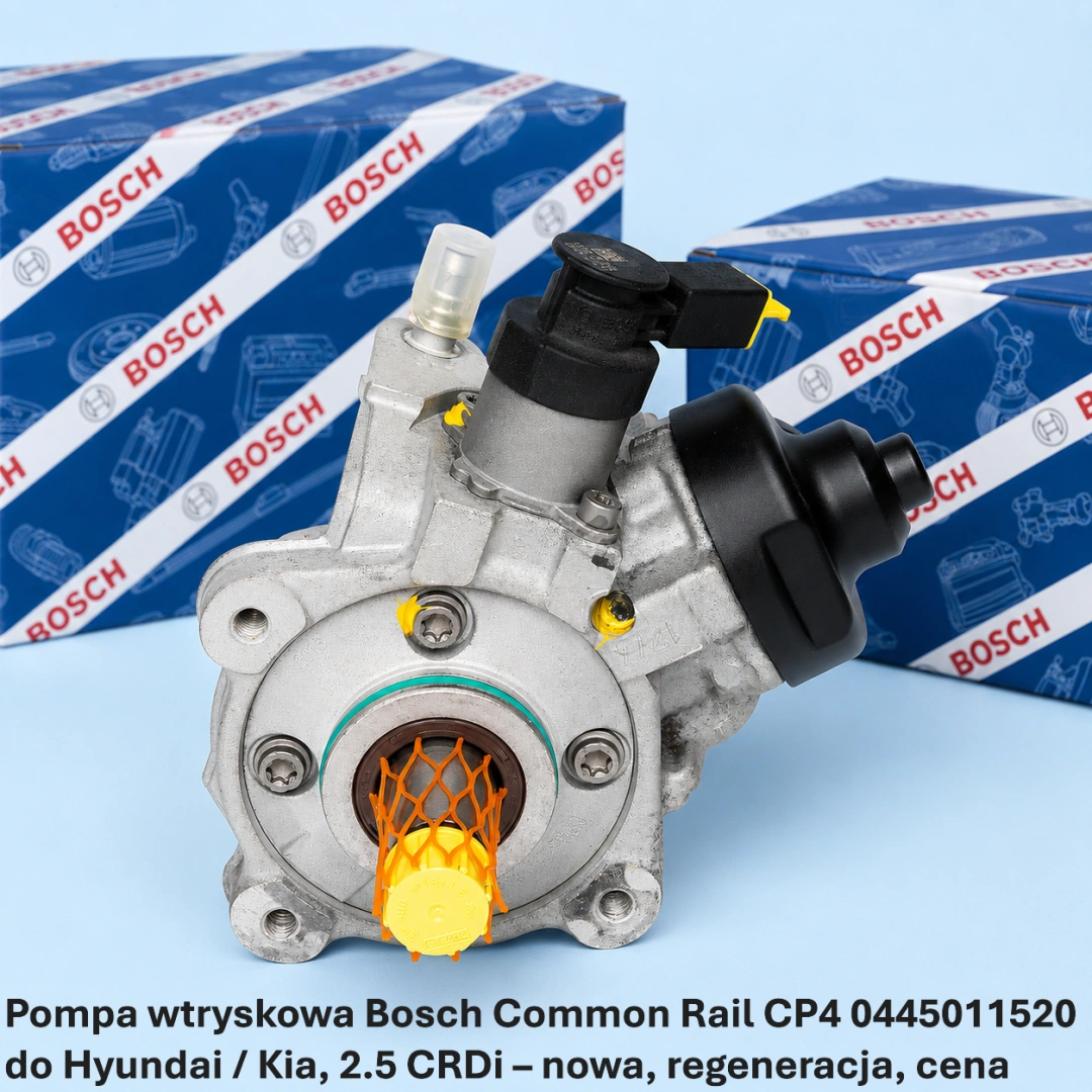 Pompa wtryskowa Bosch Common Rail CP4 0445011520 do Hyundai / Kia, 2.5 CRDi 