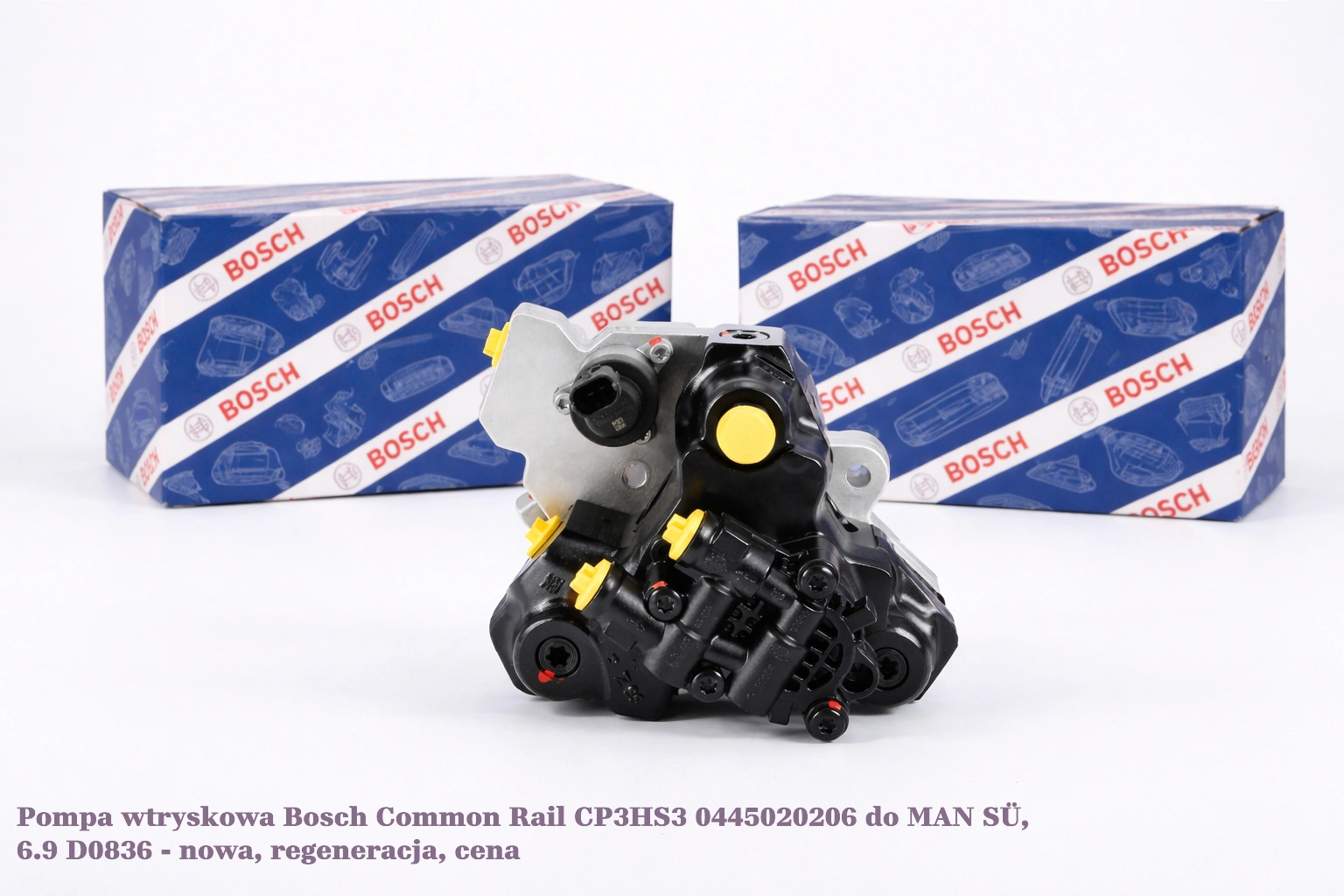 Pompa wtryskowa Bosch Common Rail CP3HS3 0445020206 do MAN SÜ, 6.9 D0836 - nowa, regeneracja, cena