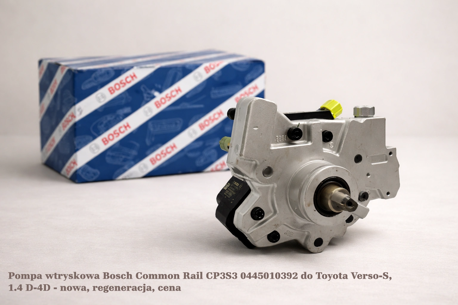 Pompa wtryskowa Bosch Common Rail CP3S3 0445010392 do Toyota Verso-S, 1.4 D-4D - nowa, regeneracja, cena