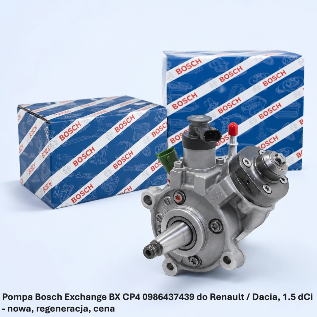 Pompa Bosch Exchange BX CP4 0986437439 do Renault / Dacia, 1.5 dCi 