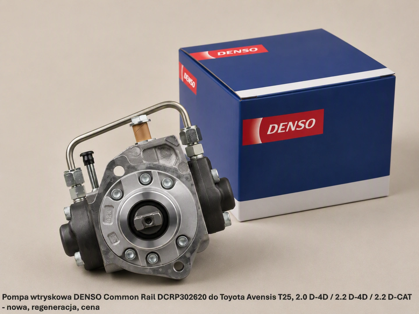 Pompa wtryskowa DENSO Common Rail DCRP302620 do Toyota Avensis T25, 2.0 D-4D / 2.2 D-4D / 2.2 D-CAT 
