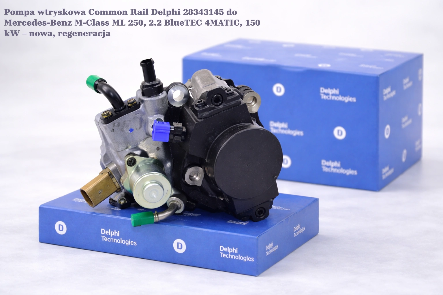 Pompa wtryskowa Common Rail Delphi 28343145 do Mercedes-Benz M-Class ML 250, 2.2 BlueTEC 4MATIC, 150 kW – nowa, regeneracja