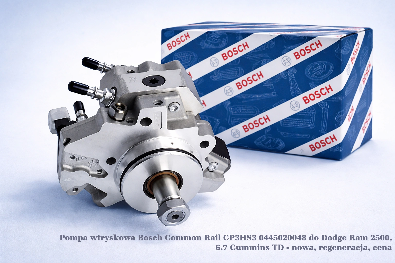 Pompa wtryskowa Bosch Common Rail CP3HS3 0445020048 do Dodge Ram 2500, 6.7 Cummins TD - nowa, regeneracja, cena