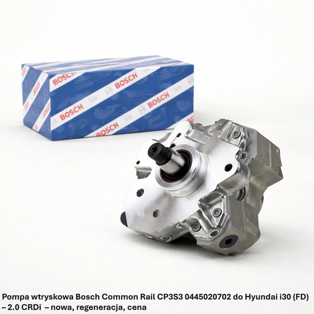Pompa wtryskowa Bosch Common Rail CP3S3 0445020702 do Hyundai i30 (FD) – 2.0 CRDi– nowa, regeneracja, cena