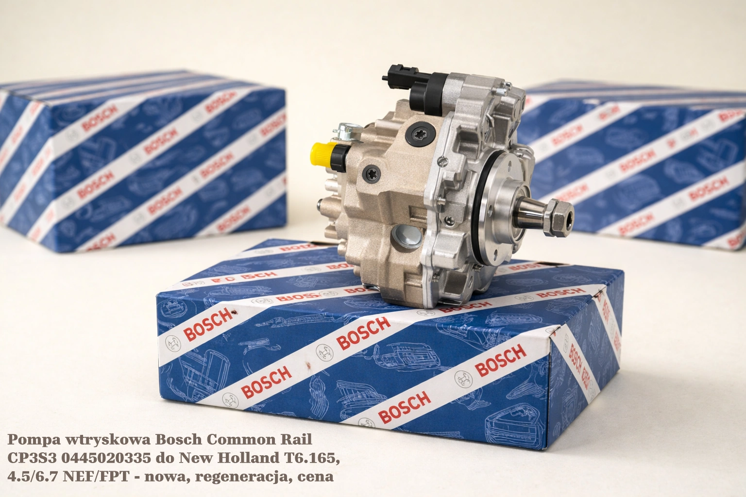 Pompa wtryskowa Bosch Common Rail CP3S3 0445020335 do New Holland T6.165, 4.5/6.7 NEF/FPT - nowa, regeneracja, cena