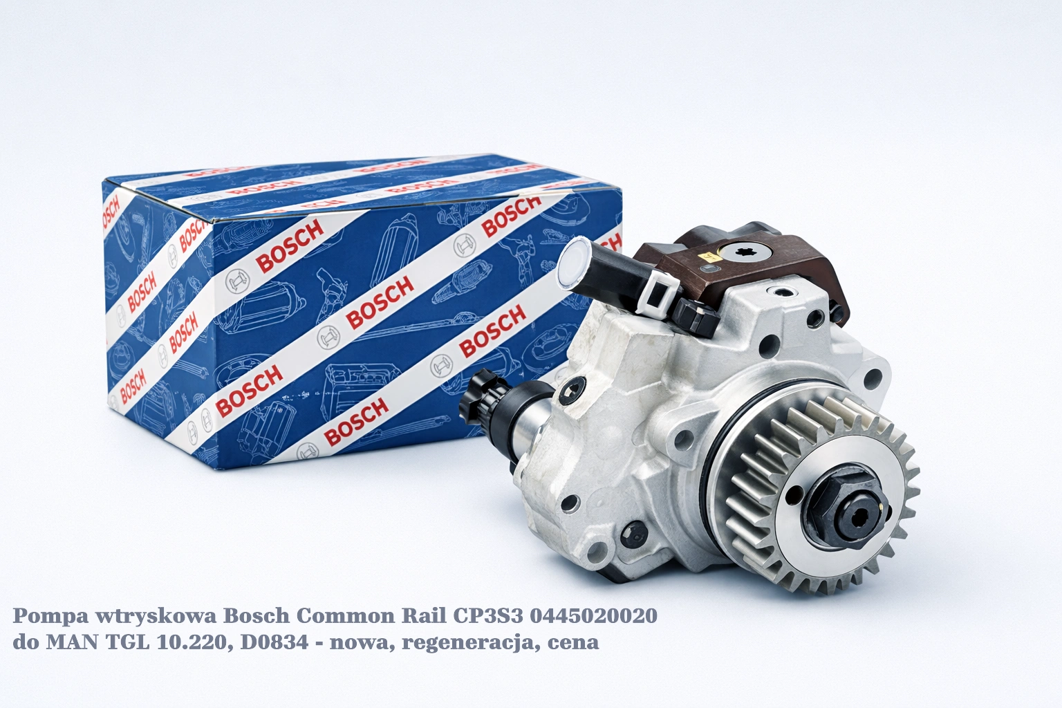 Pompa wtryskowa Bosch Common Rail CP3S3 0445020020 do MAN TGL 10.220, D0834 - nowa, regeneracja, cena