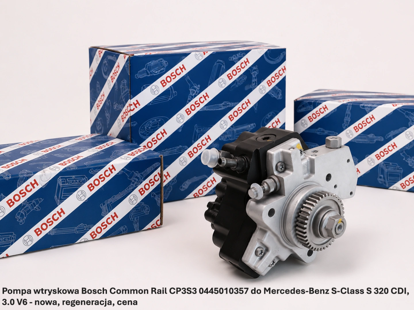 Pompa wtryskowa Bosch Common Rail CP3S3 0445010357 do Mercedes-Benz S-Class S 320 CDI, 3.0 V6 Pompa wtryskowa Bosch Common Rail CP3S3 0445010357 do Mercedes-Benz S-Class S 320 CDI, 3.0 V6 - nowa, regeneracja, cena