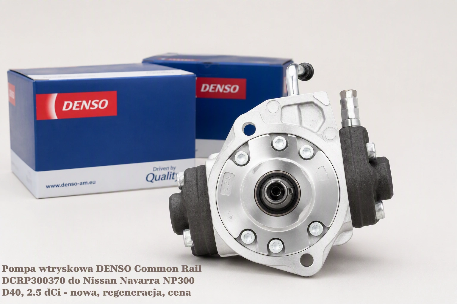 Pompa wtryskowa DENSO Common Rail DCRP300370 do Nissan Navarra NP300 D40, 2.5 dCi - nowa, regeneracja, cena