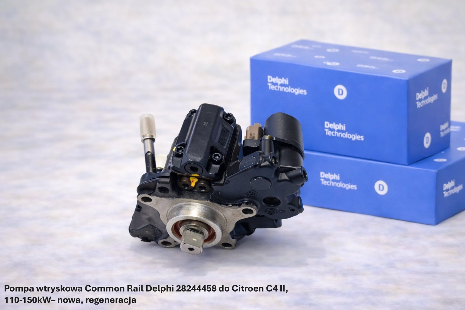Pompa wtryskowa Common Rail Delphi 28244458 do Citroen C4 II, 110-150kW Pompa wtryskowa Common Rail Delphi 28244458 do Citroen C4 II, 110-150kW– nowa, regeneracja