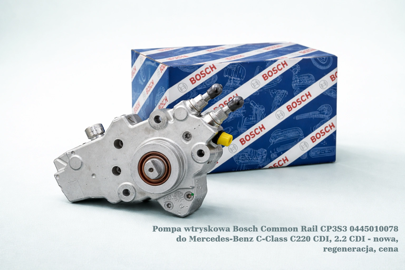 Pompa wtryskowa Bosch Common Rail CP3S3 0445010078 do Mercedes-Benz C-Class C220 CDI, 2.2 CDI - nowa, regeneracja, cena