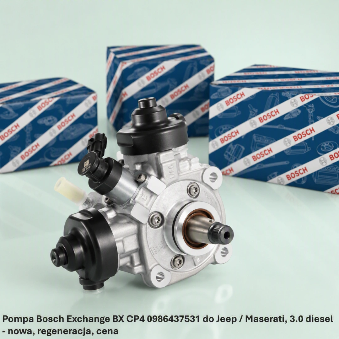 Pompa Bosch Exchange BX CP4 0986437531 do Jeep / Maserati, 3.0 diesel 