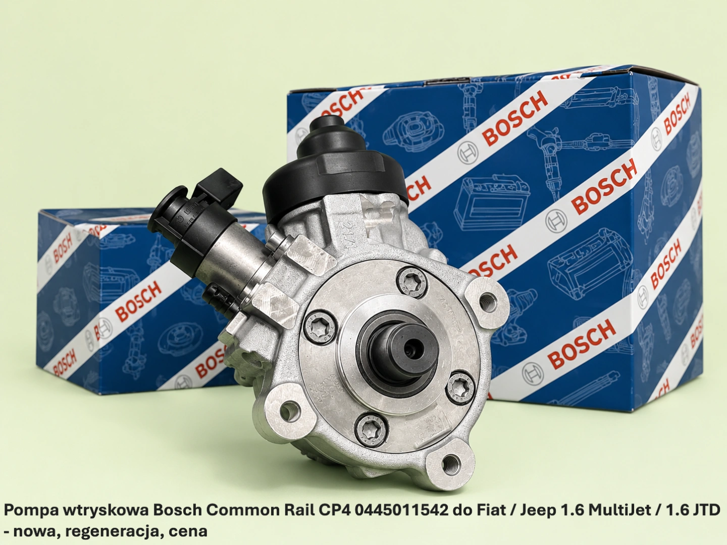 Pompa wtryskowa Bosch Common Rail CP4 0445011542 do Fiat / Jeep 1.6 MultiJet / 1.6 JTD 