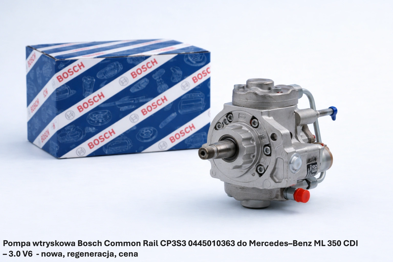 Pompa wtryskowa Bosch Common Rail CP3S3 0445010363 do Mercedes–Benz ML 350 CDI – 3.0 V6- nowa, regeneracja, cena
