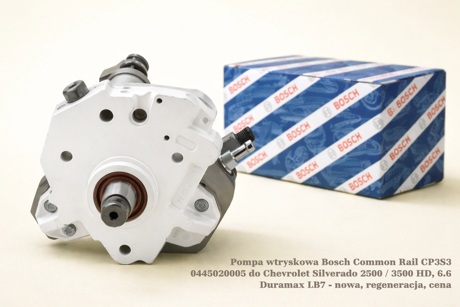 Pompa wtryskowa Bosch Common Rail CP3S3 0445020005 do Chevrolet Silverado 2500 / 3500 HD, 6.6 Duramax LB7 - nowa, regeneracja, cena