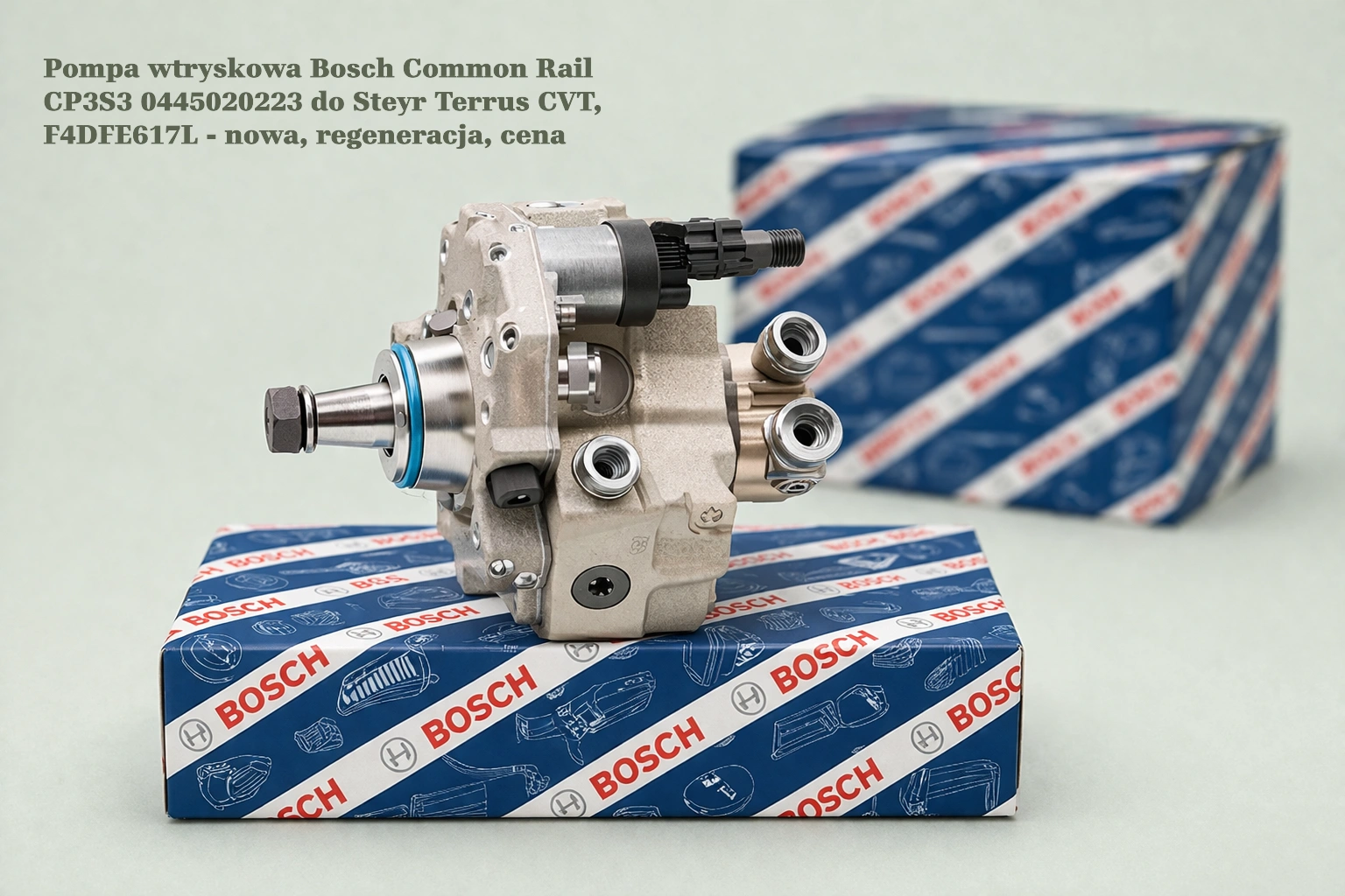 Pompa wtryskowa Bosch Common Rail CP3S3 0445020223 do Steyr Terrus CVT, F4DFE617L - nowa, regeneracja, cena
