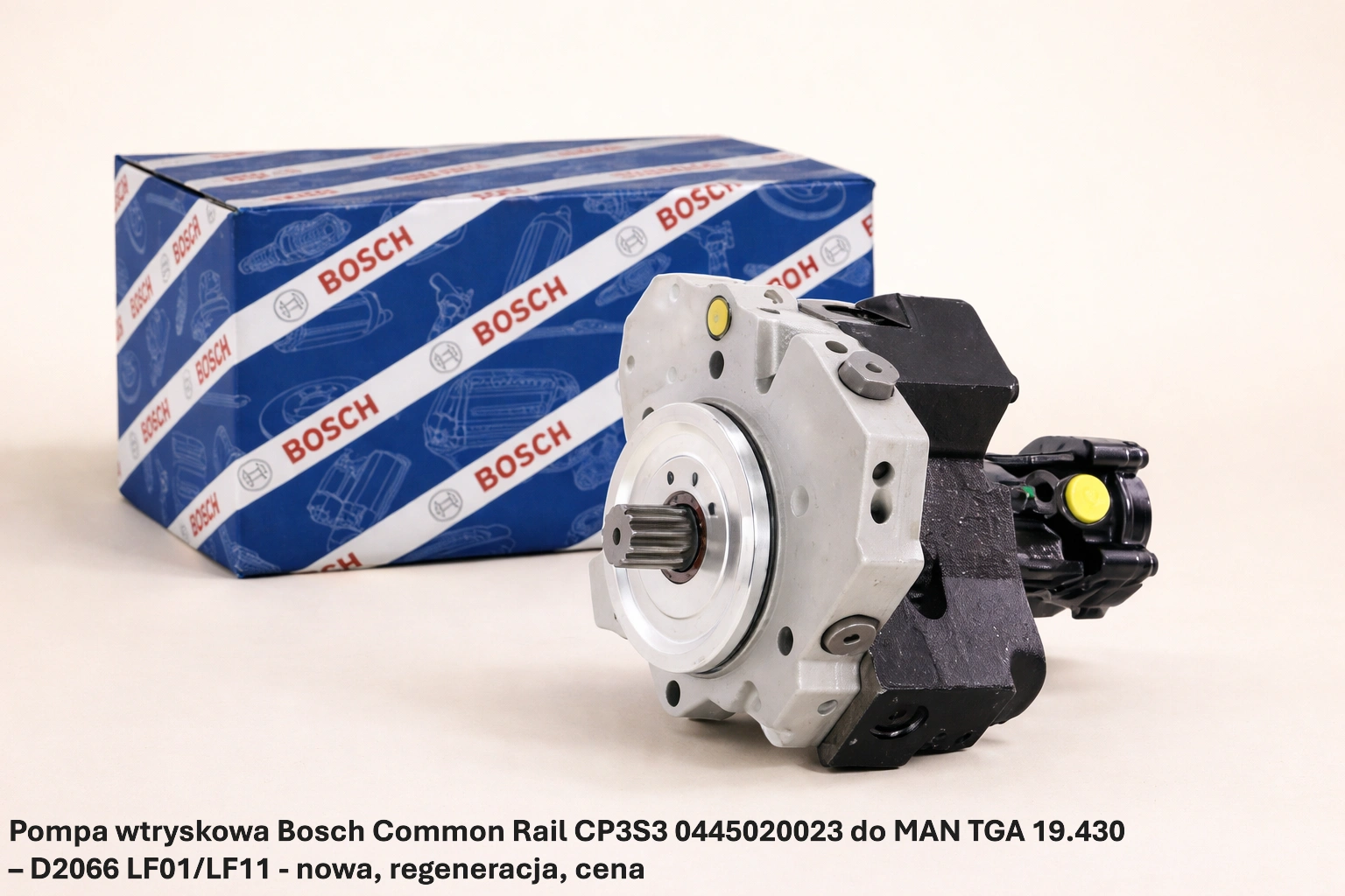 Pompa wtryskowa Bosch Common Rail CP3S3 0445020023 do MAN TGA 19.430 – D2066 LF01/LF11 Pompa wtryskowa Bosch Common Rail CP3S3 0445020023 do MAN TGA 19.430 – D2066 LF01/LF11 - nowa, regeneracja, cena