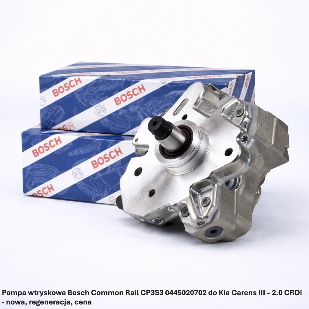 Pompa wtryskowa Bosch Common Rail CP3S3 0445020702 do Kia Carens III – 2.0 CRDi - nowa, regeneracja, cena